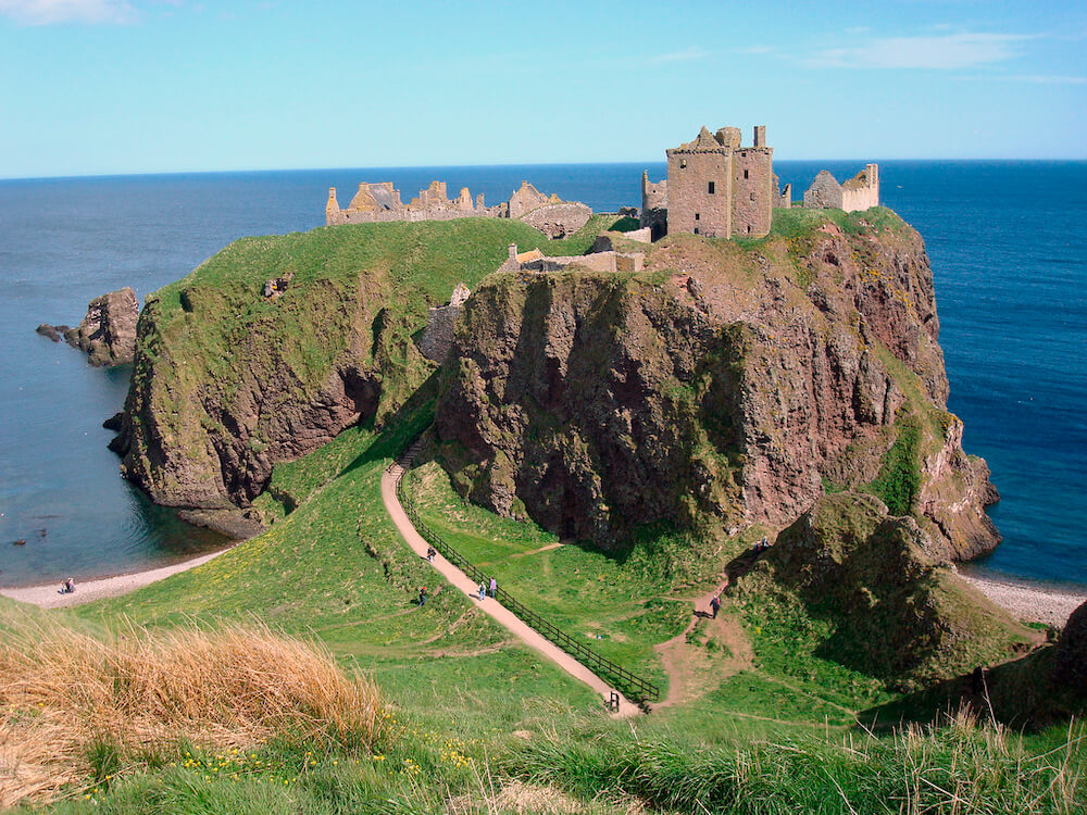 castillo de dunnottar en escocia